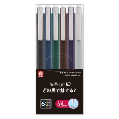 ボールサインiDシングル03 6色セット | サクラクレパス OFFICIAL SHOP